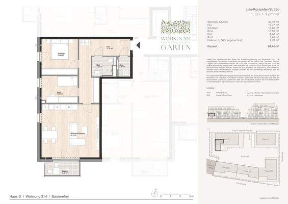 Haus D  _  Wohnung 214  _  Barrierefrei
