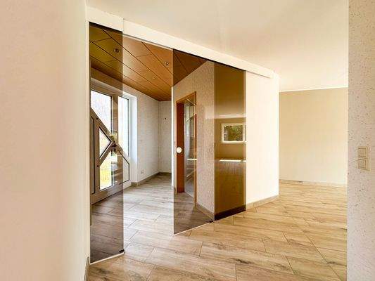 Edle Glasschiebetür