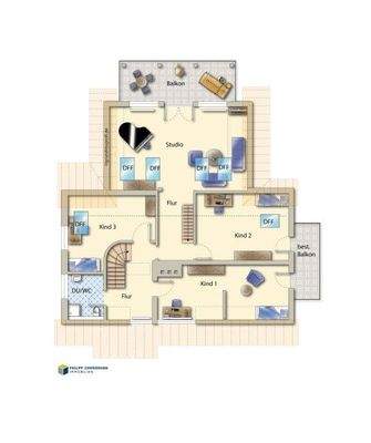 Grundriss Dachgeschoss