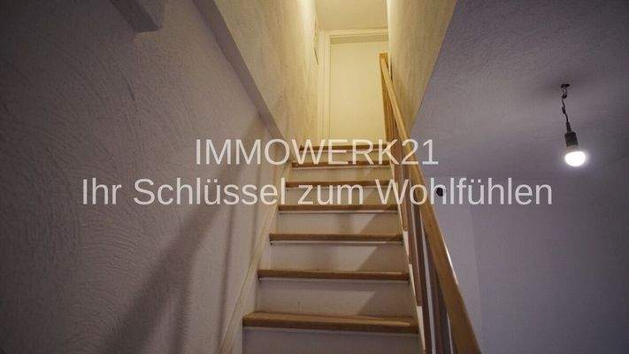 Aufgang zum Wohnbereich