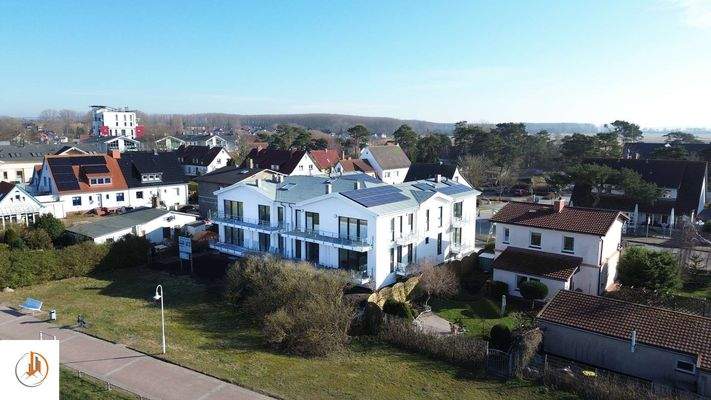 Strandvilla Glowe Ansicht Balkonseite