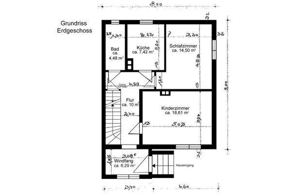 Grundriss Erdgeschoss