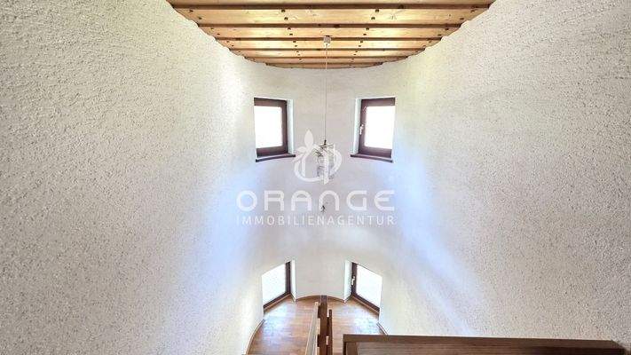 Treppenhaus mit Turmoptik