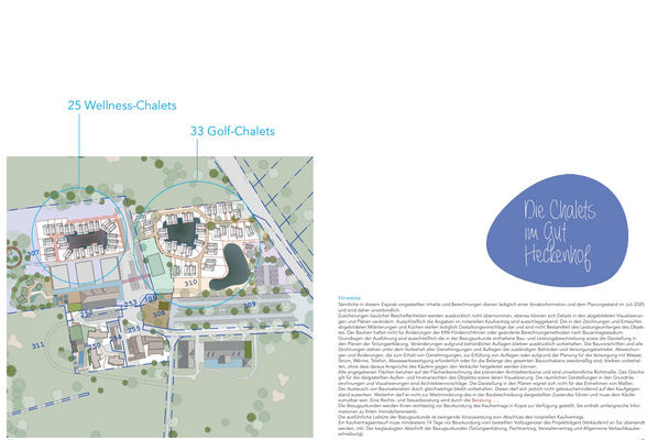 Aufteilung Chalets