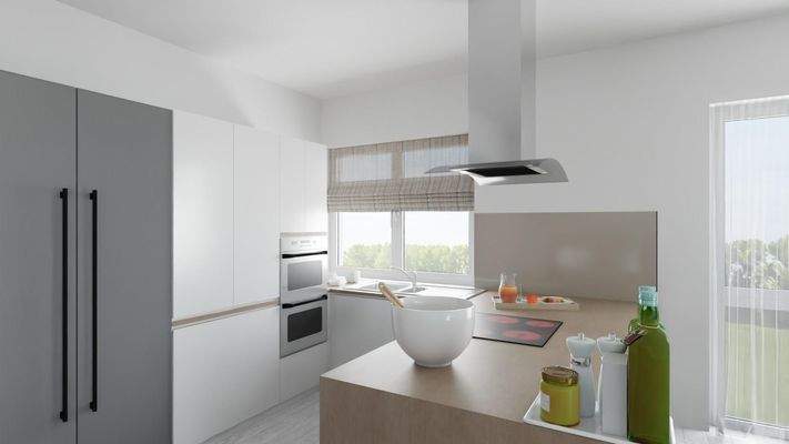 Visualisierung 1. DG Küche