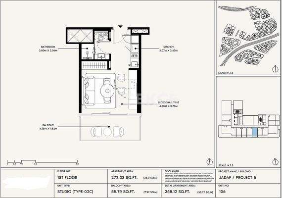 Modern Apartments with Premium Amenities in Al Jaddaf Dubai