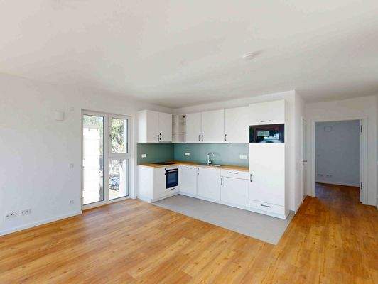 Einbauküche Wohnzimmer_Musterwohnung