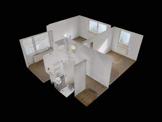 3D-Ansicht-Grundriss