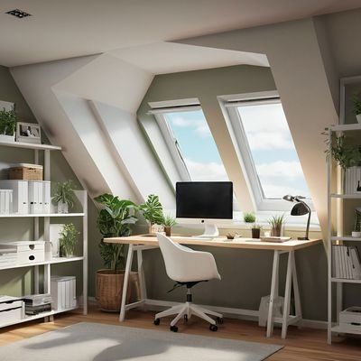 Beispiel Arbeitszimmer DG