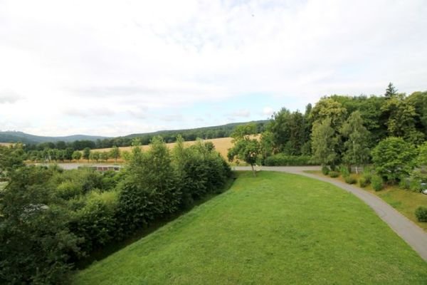 Blick ins Grüne in Richtung Augustusburg