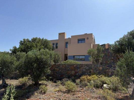 Kreta, Exo Lakkonia: Villa auf dem Land mit Pool, Olivenhain und Bergblick zu verkaufen