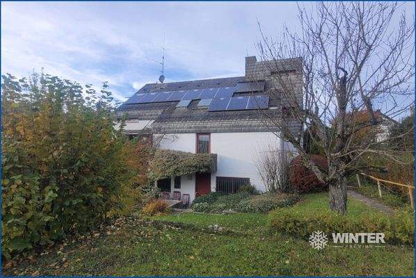 Hausansicht von Erhöhung