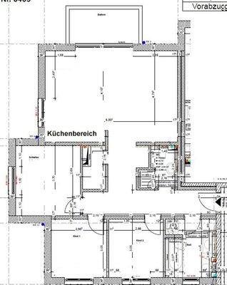 Vier Zimmerwohnung im OG Grundriss zur Orientierung