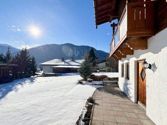 Südöstlich gelegener Eingangsbereich der Top 2 im Untergeschoss