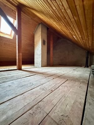 Blick ins Dachgeschoß