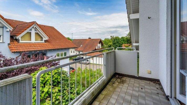Balkon in Ost-Ausrichtung