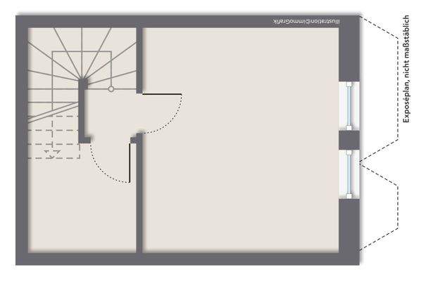Hochkeller: ca. 21 m² Wfl.