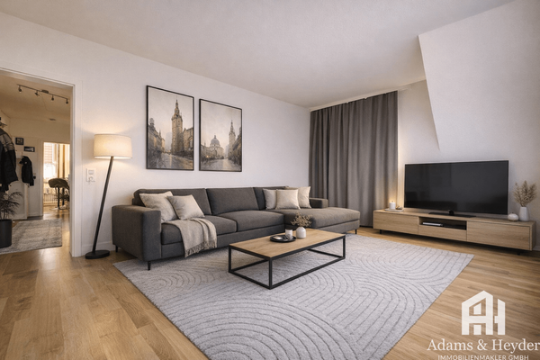 Wohnzimmer (KI-Einrichtungsbeispiel)