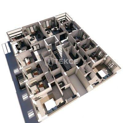 New Apartments with Spacious Balconies in Ortahisar, Trabzon