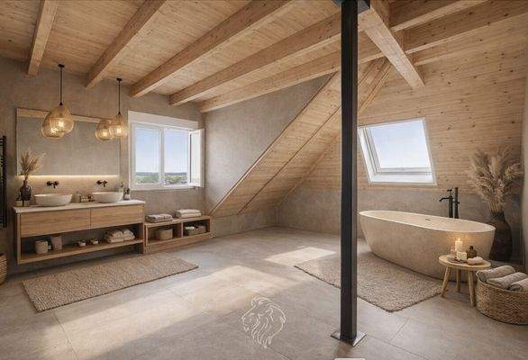 Badezimmer visualisiert 