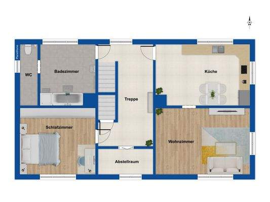 Grundriss Obergeschoss