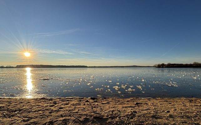 Winterimpression vom Altmühlsee