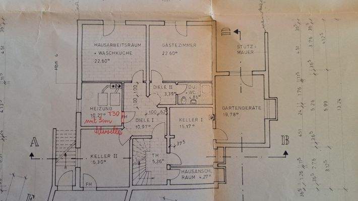 Grundriss Untergeschoss
