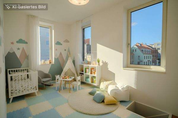 Kinderzimmer digital möbliert