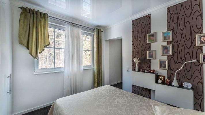 Schlafzimmer im Obergeschoss (Einliegerwohnung)