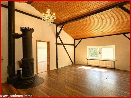 WE 4 Dachgeschoss Wohnzimmer