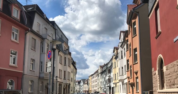 Der Himmel über der Innenstadt