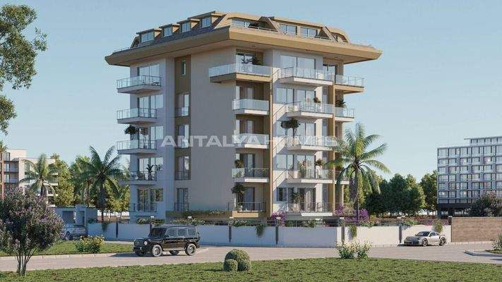 Elegant Apartments Just 200 M from Sea in Kestel Alanya