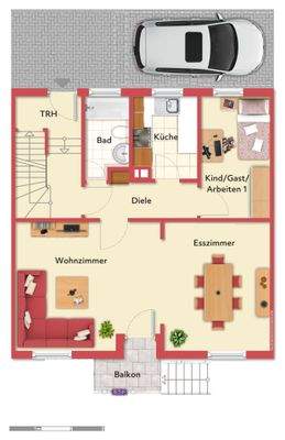 Grundriss HOCHPARTERRE