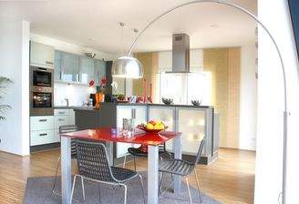 grauer Essensbereich