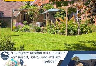Historischer Resthof mit außergewöhnlichem Charakter 