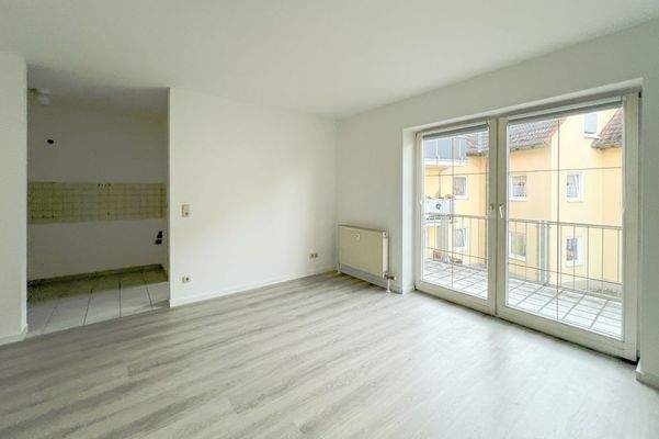 Wohnbereich mit großem Balkon