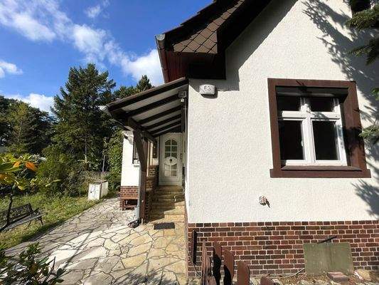 Überdachter Hauseingang