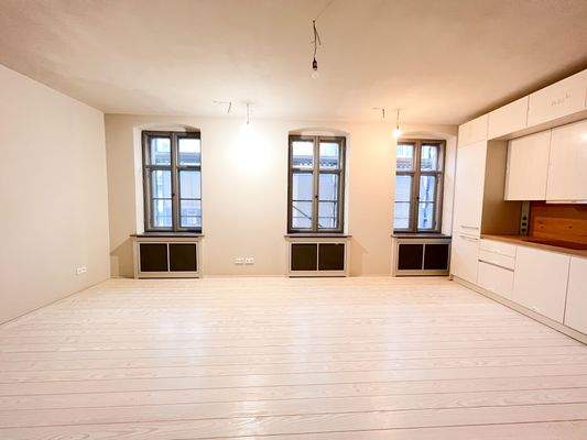 Wohnbereich mit offener Küche