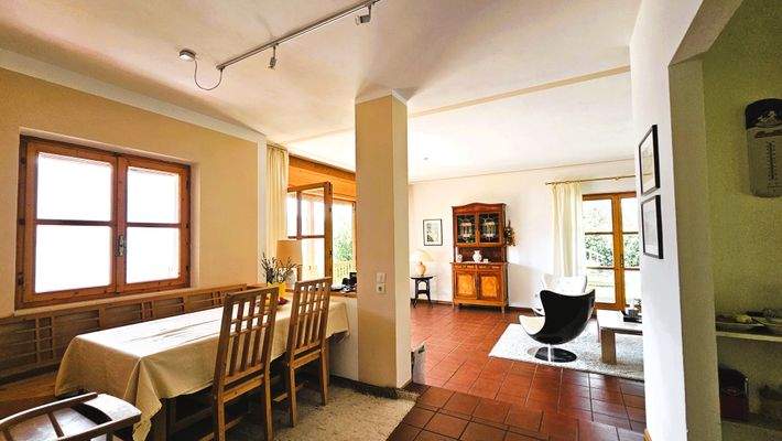 Essbereich und Wohnbereich