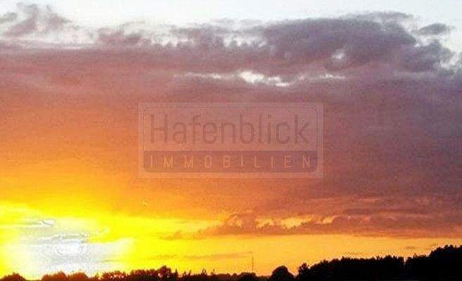 Balkonblick Sonnenuntergang