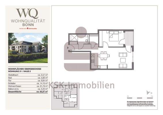 Grundriss Haus 2 Wohnung 7