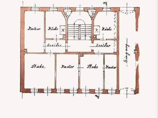 Historischer Grundriss (1888)