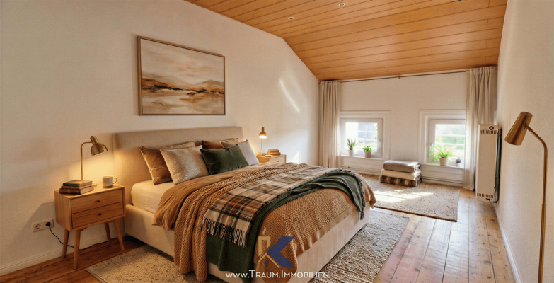 So könnte es aussehen: Schlafzimmer