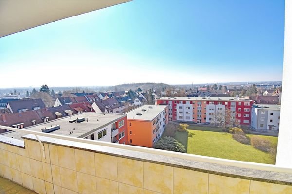 Aussicht vom Balkon
