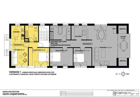 Umbauvorschlag 1. OG