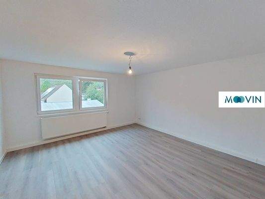 Ansicht II: Wohn- und Esszimmer