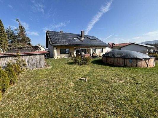 Ansicht auf die Terrassenseite