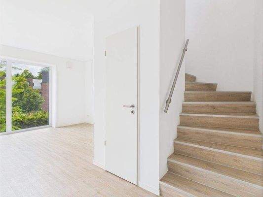 Treppe zum Staffelgeschoss