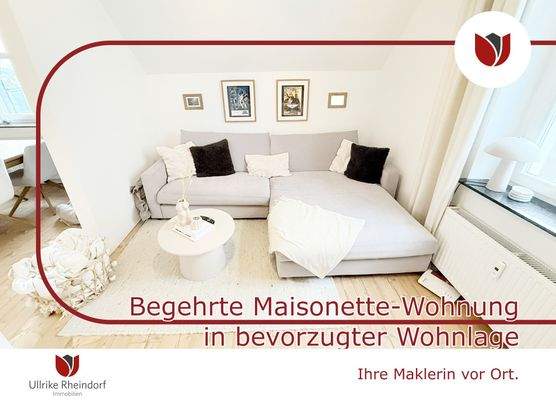 Stilvoll wohnen: Charmante Maisonette im gepflegten Jugendstilhaus 