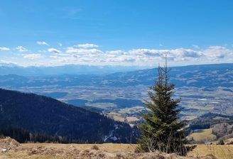 Aussicht vom Grundstück